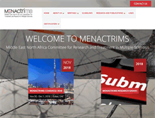 Tablet Screenshot of menactrims.com